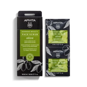 Apivita  Express Beauty Olive Απολέπιση Προσώπου με Ελιά, 2x8ml
