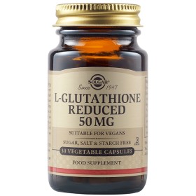 Solgar L-Glutathione 50mg Συμπλήρωμα Διατροφής Για Το Ήπαρ, 30 Φυτικές Κάψουλες