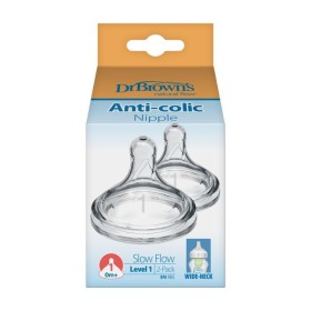 Dr.Browns Natural Flow Options+ Silicone Teats - Θηλές Σιλικόνης Γι...