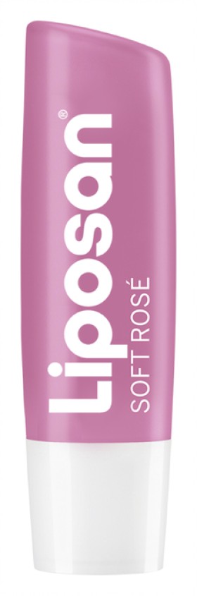 Liposan Soft Rose Lip Balm με Χρώμα 4.8gr