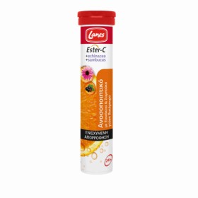 Lanes Ester-C Echinacea & Sambucus Nigra Βιταμίνη C με Εχινάκεια & ...