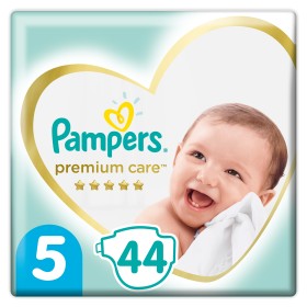 Pampers Premium Care Πάνες με Αυτοκόλλητο Μέγεθος 5 (11-16kg), 44 Τεμάχια
