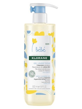 Klorane Bebe Gel Lavant Doux Απαλό Τζελ Καθαρισμού για Μωρά 500ml