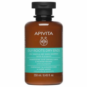 Apivita Oily Roots Dry Ends Σαμπουάν Εξισορρόπησης για Λιπαρές Ρίζες και Ξηρές Άκρες με Τσουκνίδα - Πρόπολη, 250ml