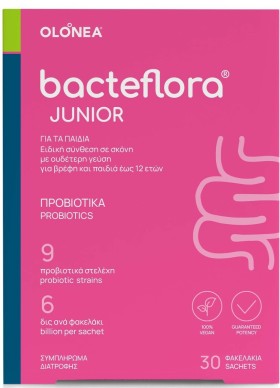 Olonea BacteFlora Junior Προβιοτικό Συμπλήρωμα Διατροφής σε Σκόνη μ...