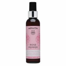 Apivita Rose Pepper Λάδι Μασάζ Αναδιαμόρφωσης Σώματος, 150ml