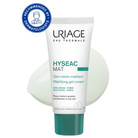 Uriage Hyseac Mat Mattifying Care Λεπτόρευστη Κρέμα Προσώπου για Λι...