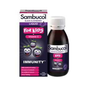 Olvos Sambucol Black Elderberry For Kids + Vitamin C Παιδικό Σιρόπι...