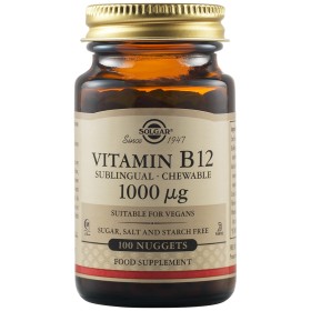 Solgar Vitamin B12 1000μg Συμπλήρωμα Διατροφής με Βιταμίνη 12, 100 Μασώμενα Δισκία