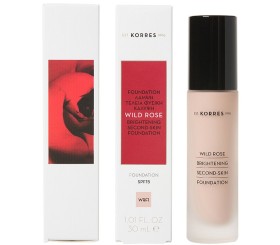 Korres Άγριο Τριαντάφυλλο Foundation Λάμψης με SPF15 - WRF1, 30ml