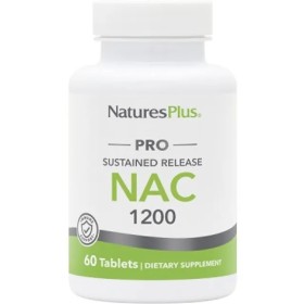 Natures Plus Nac Συμπλήρωμα διατροφής 1200mg, 60 Ταμπλέτες
