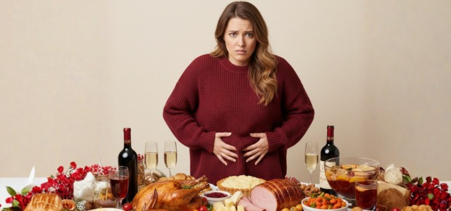 Φούσκωμα μετά το γιορτινό τραπέζι; Πώς το αντιμετωπίζουμε