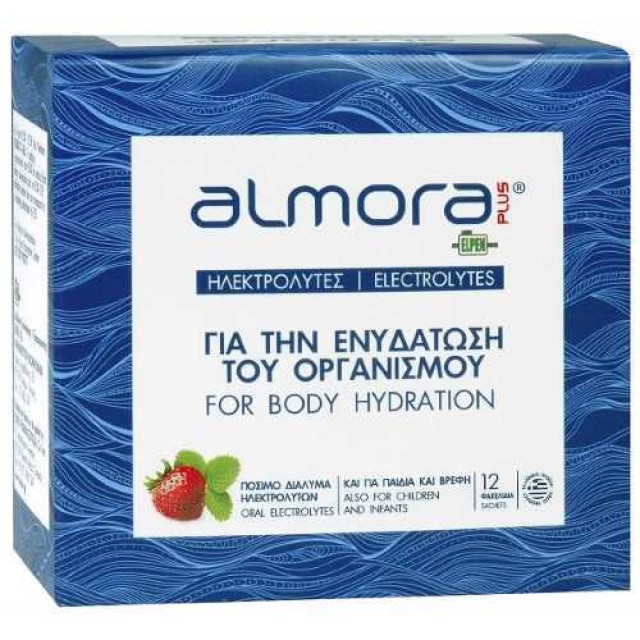 Almora Plus Electrolytes Διάλυμα Ηλεκτρολυτών 12 Φακελίσκοι