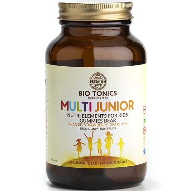 Bio Tonics Multi Junior Πολυβιταμίνη για Παιδιά, 60 Ζελεδάκια