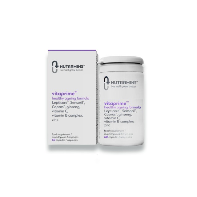 Nutramins Vitaprime Healthy Ageing Formula Συμπλήρωμα Διατροφής Για Αντιγήρανση, 60 Κάψουλες