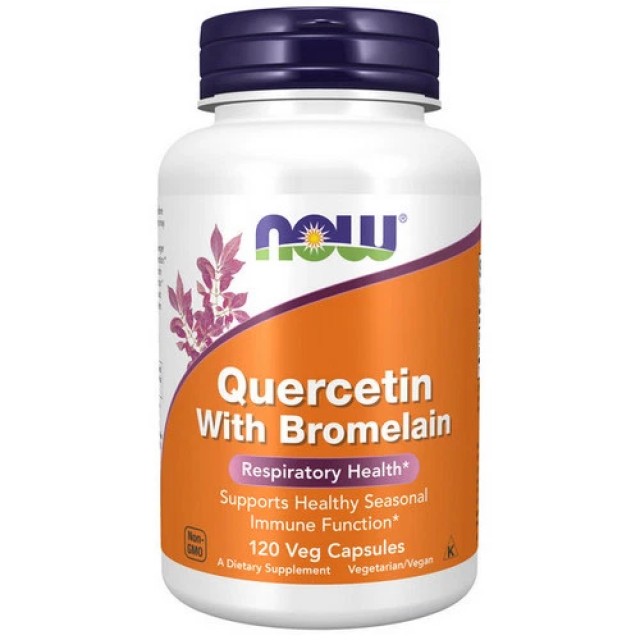 Now Foods Quercetin With Bromelain Υποστηρίζει το Ανοσοποιητικό Σύσ...