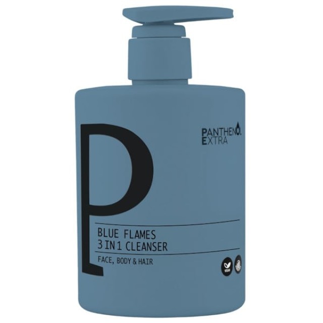 Panthenol Extra Blue Flames 3in1 Ανδρικό Καθαριστικό για Πρόσωπο, Σ...