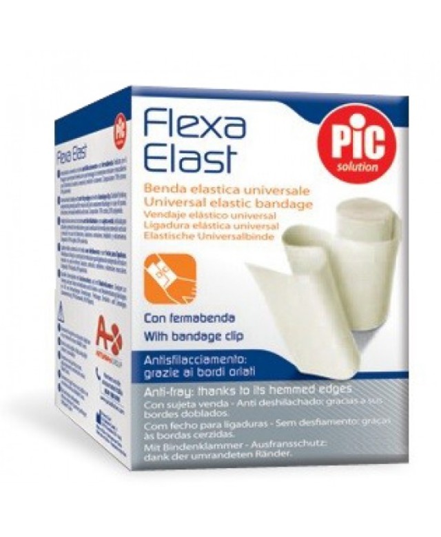 Pic Flexa Elast Ελαστικός Επίδεσμος Λευκός 5cmx4,5m, 1 Τεμάχιο