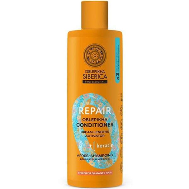 Natura Siberica Oblepikha Repair Conditioner Μαλακτική Κρέμα Μαλλιών, 400ml