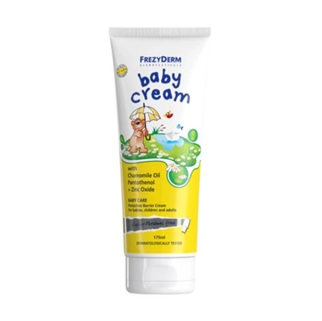 Frezyderm Baby Cream Απαλή Κρέμα Αλλαγής Πάνας Μωρού, 175ml