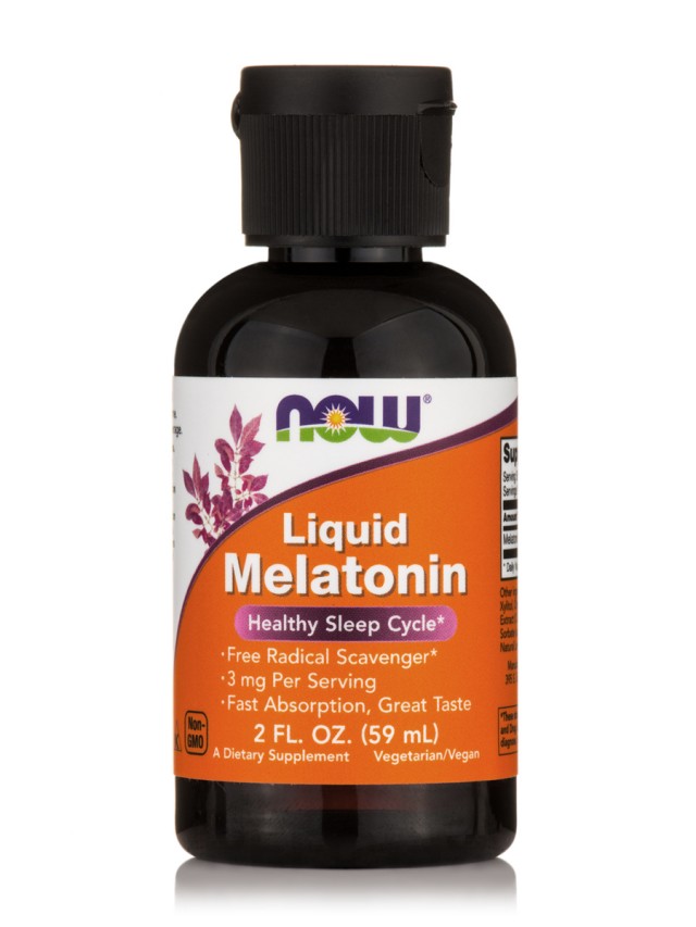 Now Foods Melatonin Liquid 3mg Συμπλήρωμα Για Την Αϋπνία, 59ml