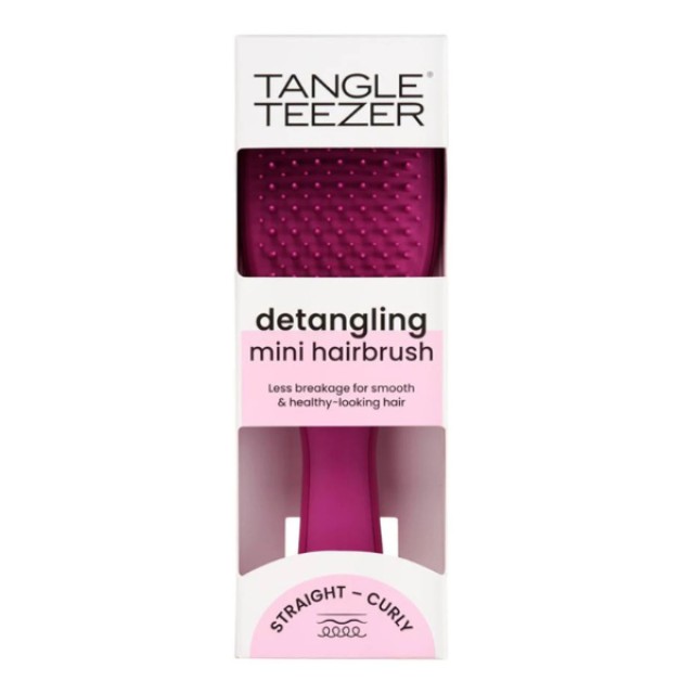 Tangle Teezer The Mini Ultimate Detangler Electric Raspberry Mini Βούρτσα Μαλλιών, 1τμχ