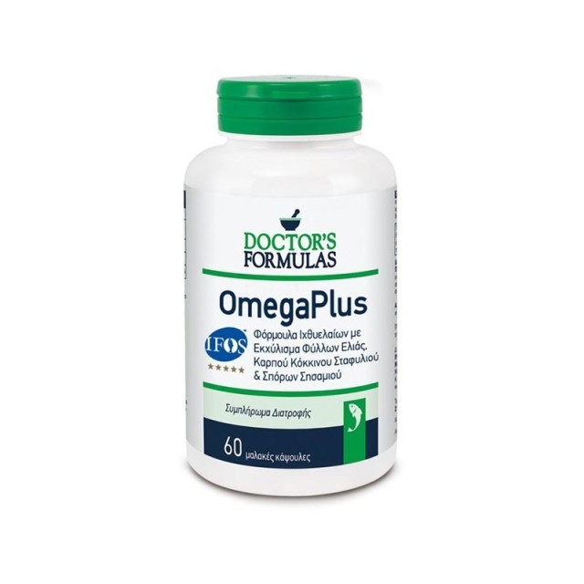 Doctors Formulas OmegaPlus Φόρμουλα Ιχθυελαίων, 60 Ταμπλέτες