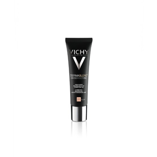 Vichy Dermablend 3D Correction 25 Nude Καλυπτικό & Διορθωτικό Make-up SPF25 30ml