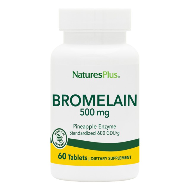 Natures Plus Bromelain 500mg, 60 Ταμπλέτες