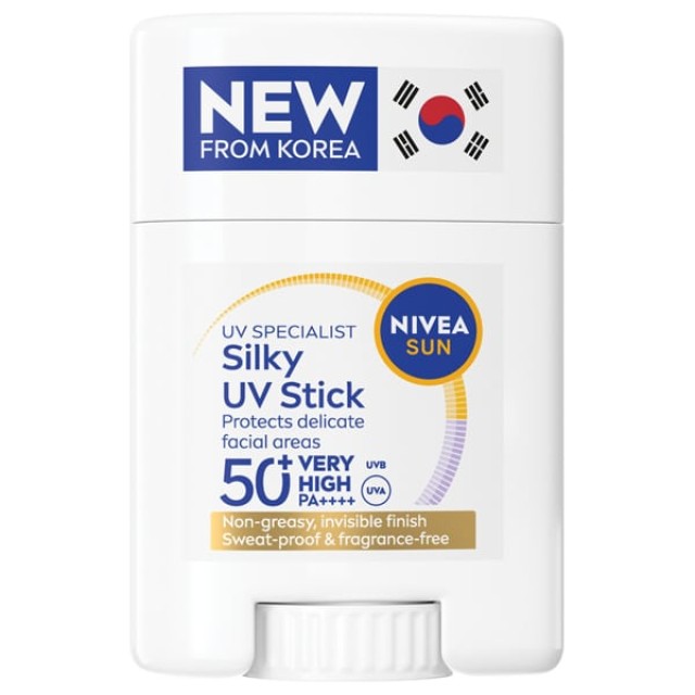 Nivea Sun UV Specialist Silky Face Stick SPF50+ Αντηλιακό Στικ Προσ...