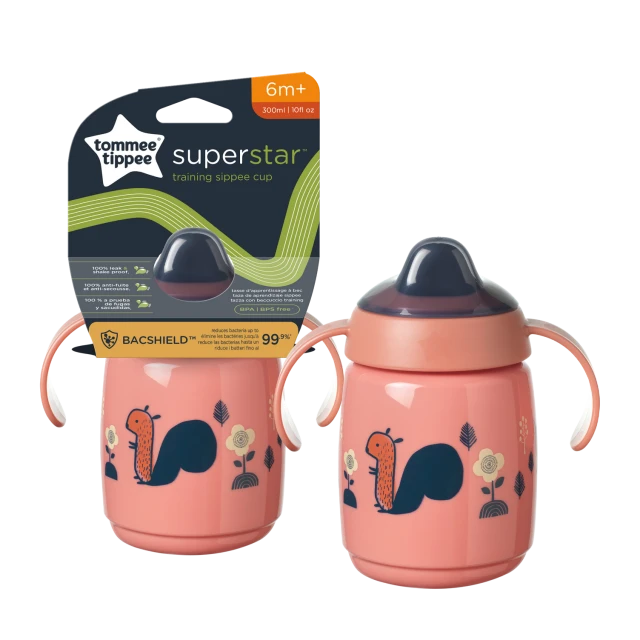 Tommee Tippee Training Cup with Soft Silicone Spout Pink ...