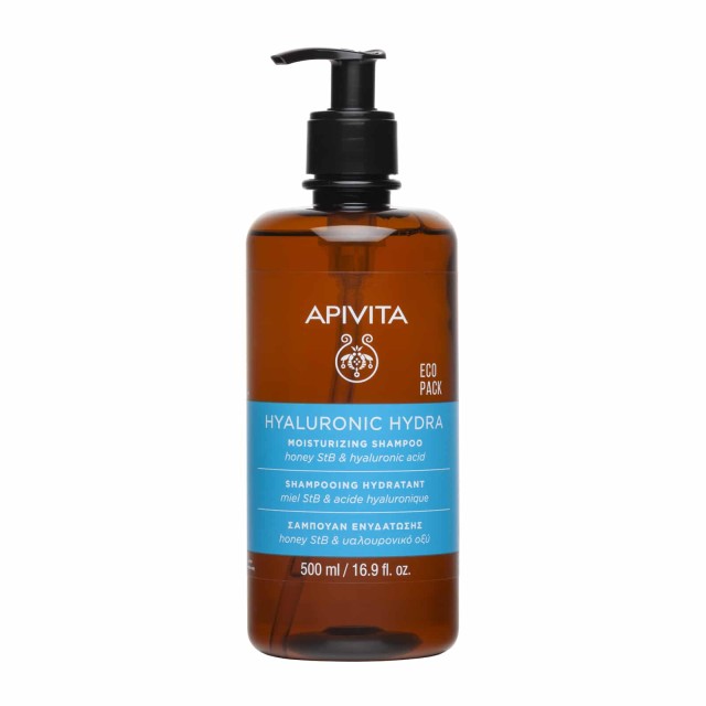 Apivita Hyaluronic Hydra Σαμπουάν Ενυδάτωσης, 500ml