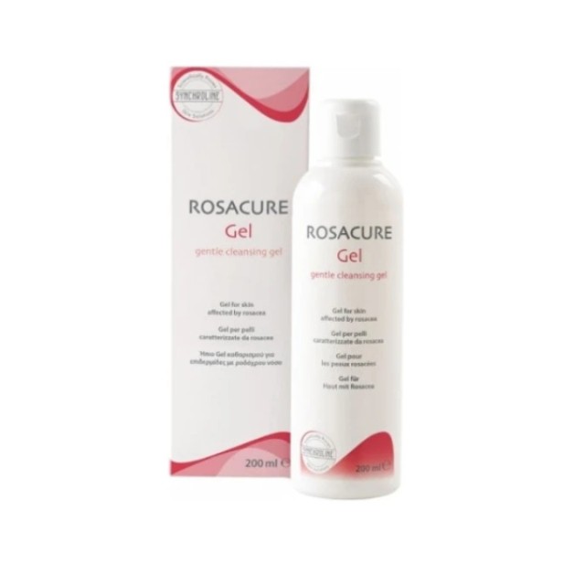 Synchroline Rosacure Gentle Face Cleansing Gel Καταπραϋντικό Καθαριστικό Προσώπου, 200ml