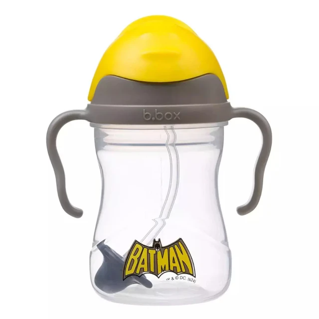 B.Box Batman Sippy Cup Children's Water Bottle 240ml, 1pc