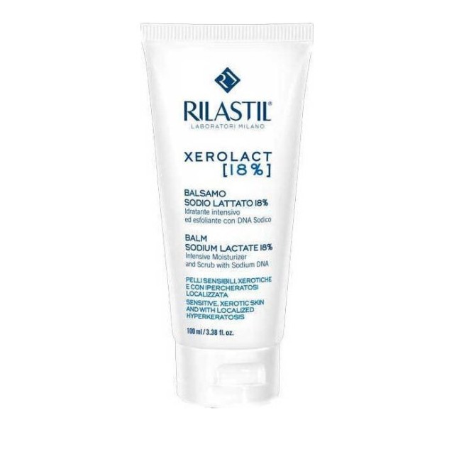 Rilastil Xerolact Balm Sodium Lactate 18% Βάλσαμο σώματος για τη Ξηροδερμία & την τοπική Υπερκεράτωση, 100ml