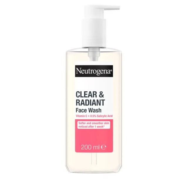 Neutrogena Clear & Radiant Face Wash Καθαριστικό Προσώπου με Vitami...