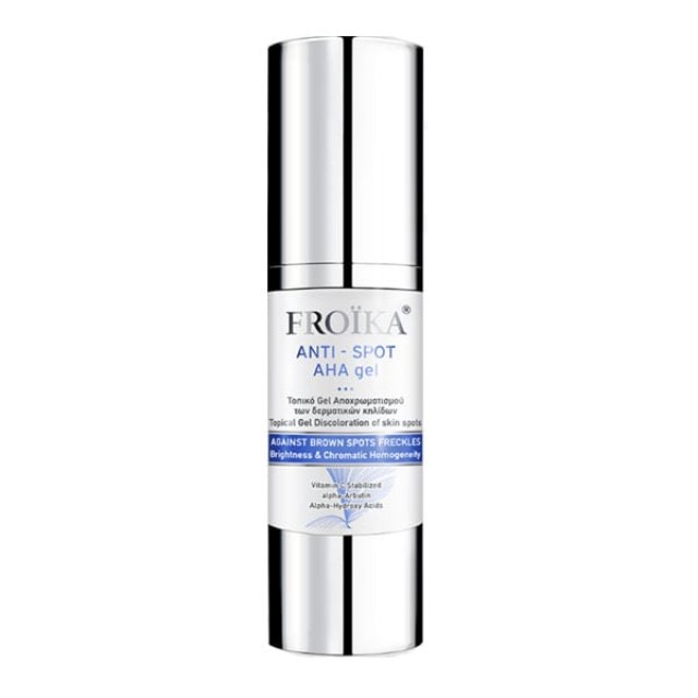 Froika Anti-Spot AHA Gel Τοπικό Τζελ Αποχρωματισμού Κηλίδων, 30ml