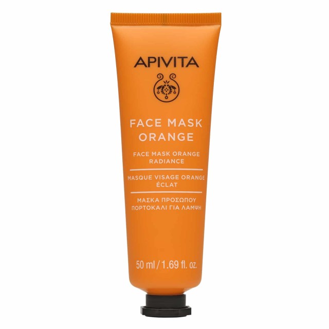Apivita Face Mask Μάσκα Λάμψης Με Πορτοκάλι, 50ml