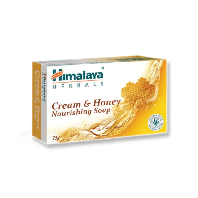 Himalaya Cream & Honey Nourishing Soap Μπάρα Σαπουνιού με Μέλι, 75gr