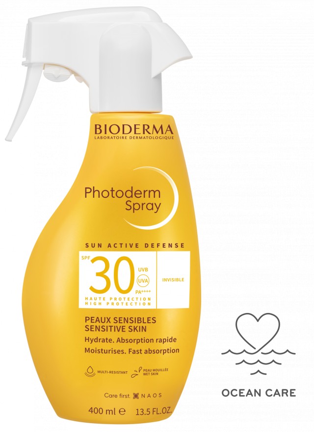 Bioderma Photoderm Spray SPF30 Αντηλιακό Γαλάκτωμα για όλη την Οικογένεια για Πρόσωπο - Σώμα 400ml Promo -20%