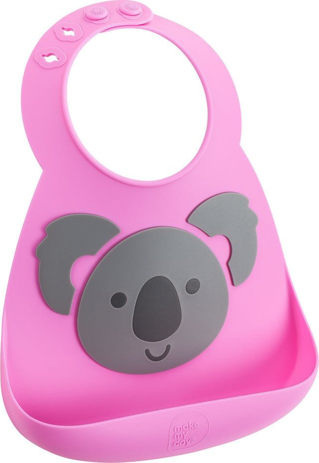 MakeMyDay Baby Bib Koala Σαλιάρα Σιλικόνης, 1 Τμχ