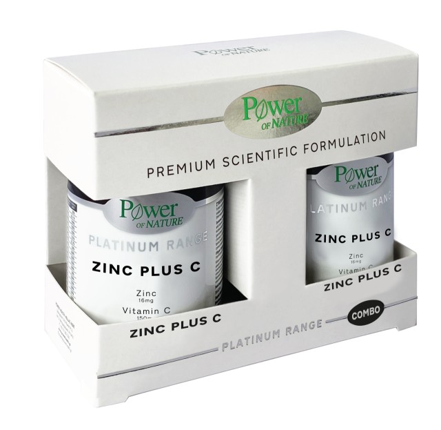 Power Health Platinum Range Promo Zinc Plus C, 30+30 Ταμπλέτες