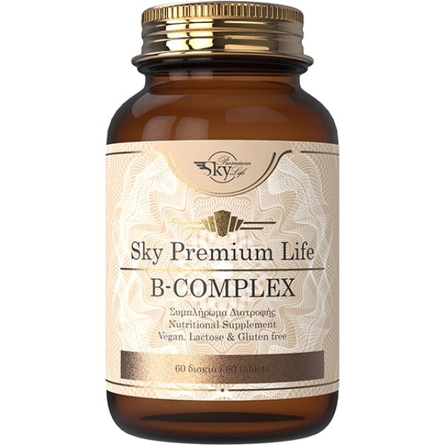 Sky Premium Life B-Complex Συμπλήρωμα Διατροφής με Σύμπλεγμα Βιταμι...