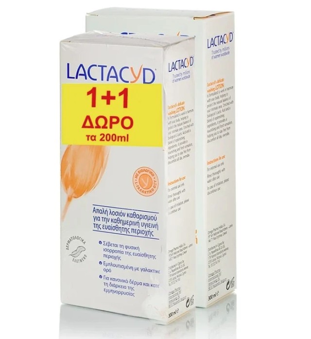 Lactacyd Promo Classic Lotion Καθαρισμού 300ml (+200ml ΔΩΡΟ)
