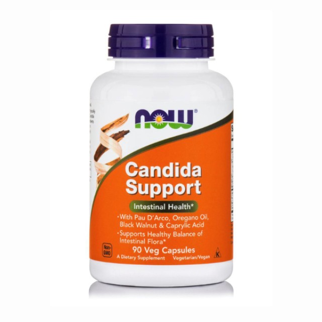 Now Candida Support Συμπλήρωμα Διατροφής Για Ισορροπία της Εντερική...