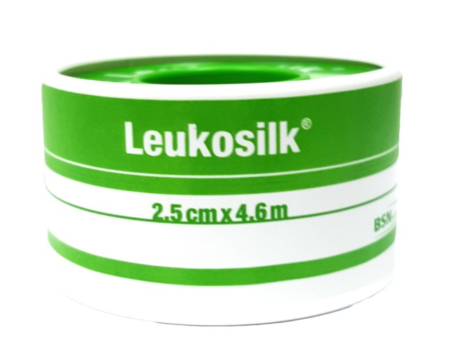 Leukoplast Leukosilk Αυτοκόλλητη Επιδεσμική Ταινία 2.5cm x 4.6m, 1τμχ