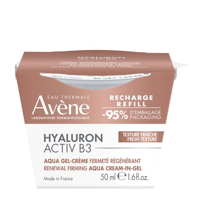 Avene Hyaluron Activ B3 Aqua Gel-Cream Refill Κρέμα-Τζελ Κυτταρικής Αναγέννησης, 50ml