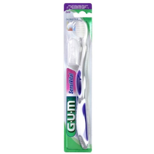 Sunstar GUM Sensivital 509 Ultra Soft, Μαλακή Οδοντόβουρτσα