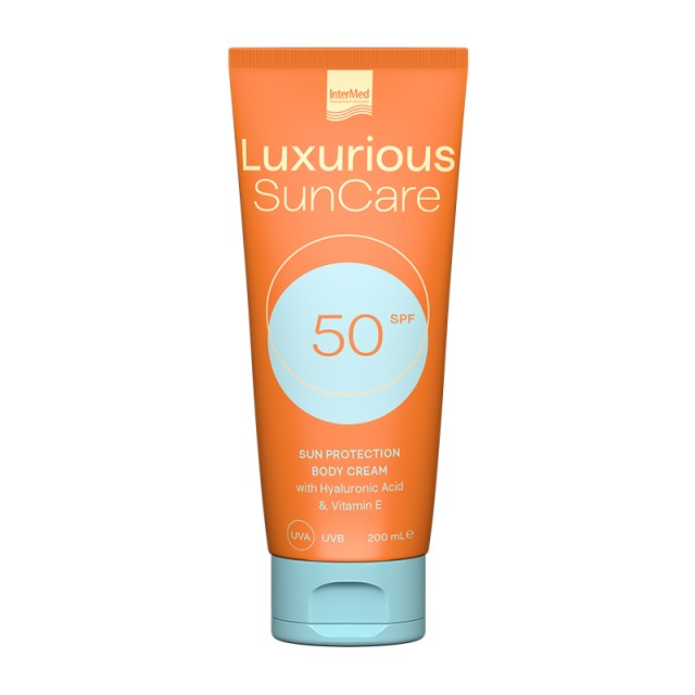 Luxurious Sun Care Sun Protection Body Cream SPF50 Αντηλιακή Κρέμα Σώματος, 200 ml
