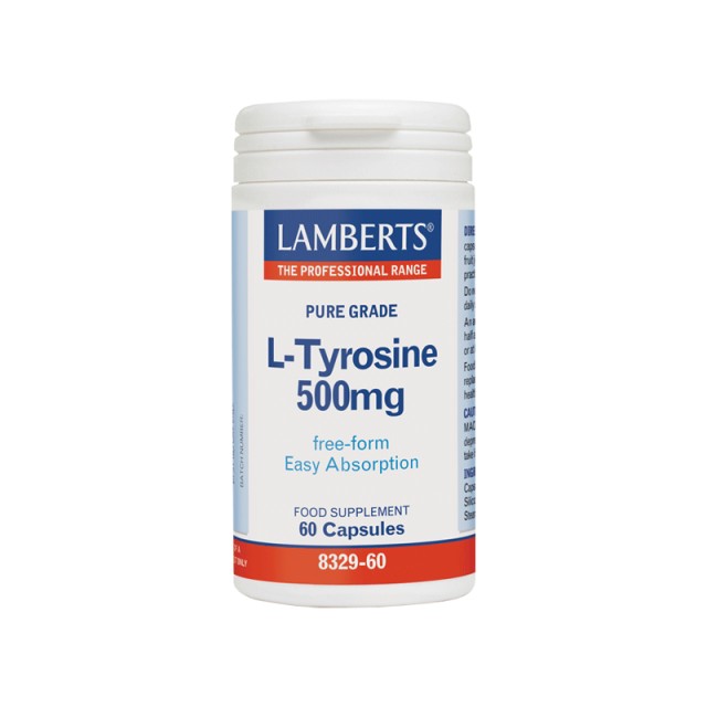 Lamberts L-Tyrosine 500mg, 60 κάψουλες